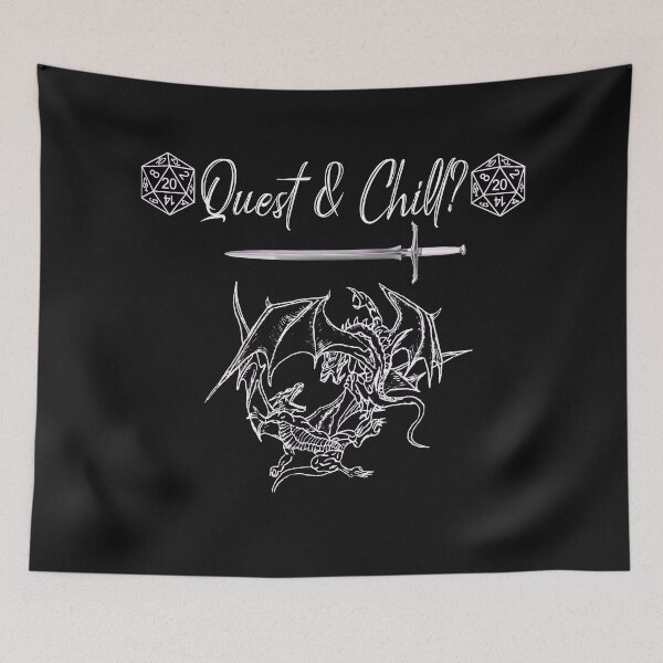 Item preview, Quest and Chill? designed and sold by Crystalsgraphix.