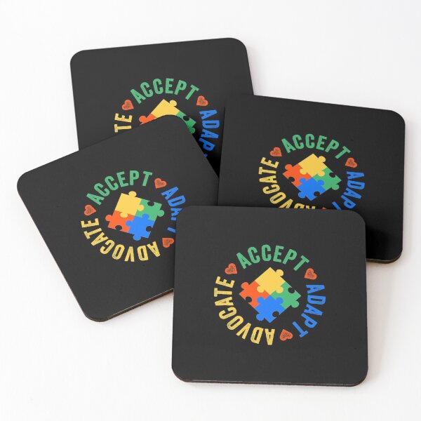 Item preview, Accept Adapt Advocate Autism Awareness designed and sold by Avgeek21.