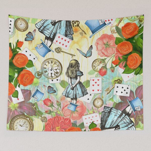 Item preview, Alice In Wonderland Vivid Collage designed and sold by maryedenoa.