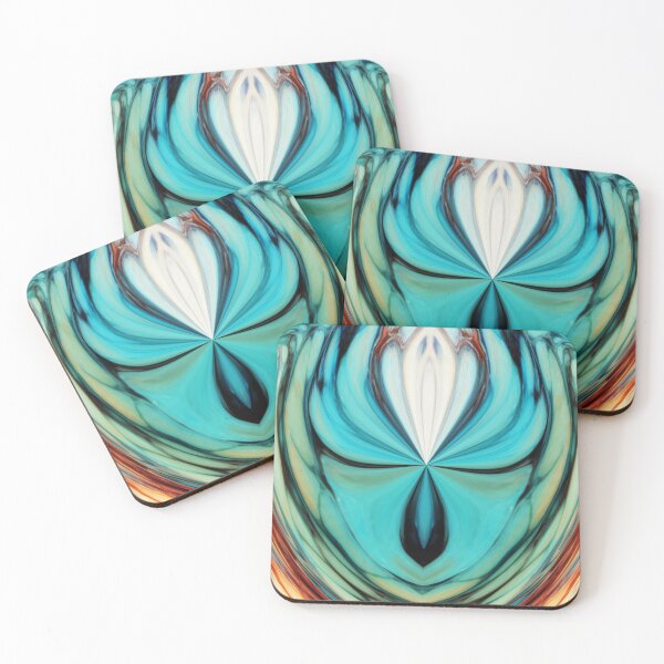 Item preview, Abstract blue Buddah closing his eyes designed and sold by Digibee.