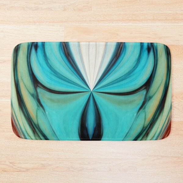 Item preview, Abstract blue Buddah closing his eyes designed and sold by Digibee.