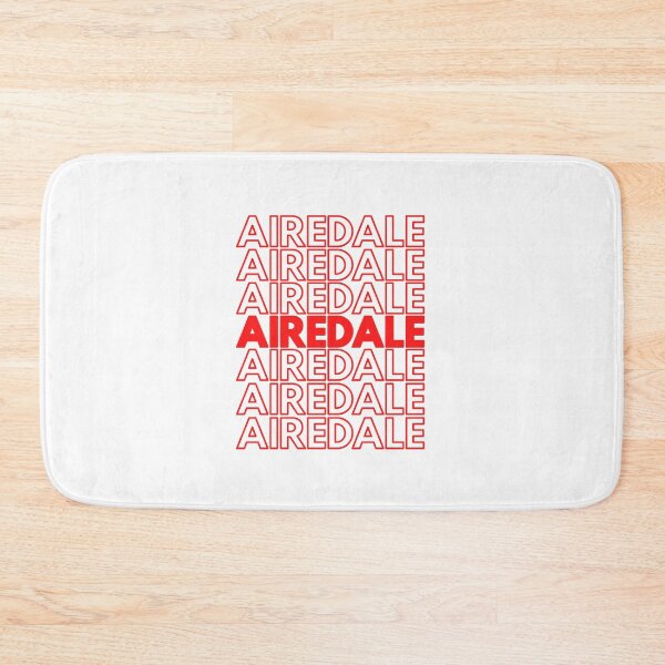 Item preview, Retro 80s Thank You Grocery Bag Airedale Dog designed and sold by Guarddogdrive.