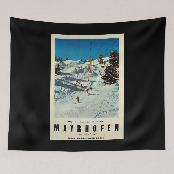 Item preview, retro classic Mayrhofen poster designed and sold by CorasPosters.
