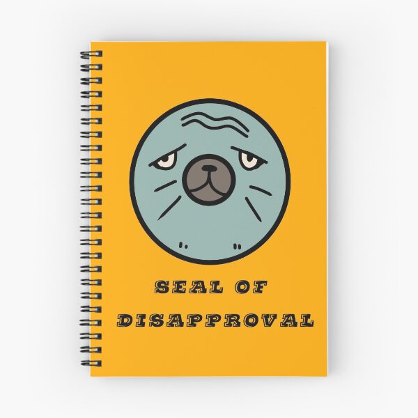 Item preview, Seal of Disapproval amazing grumpy seal design  designed and sold by thebaronart.