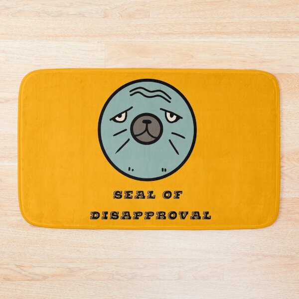Item preview, Seal of Disapproval amazing grumpy seal design  designed and sold by thebaronart.