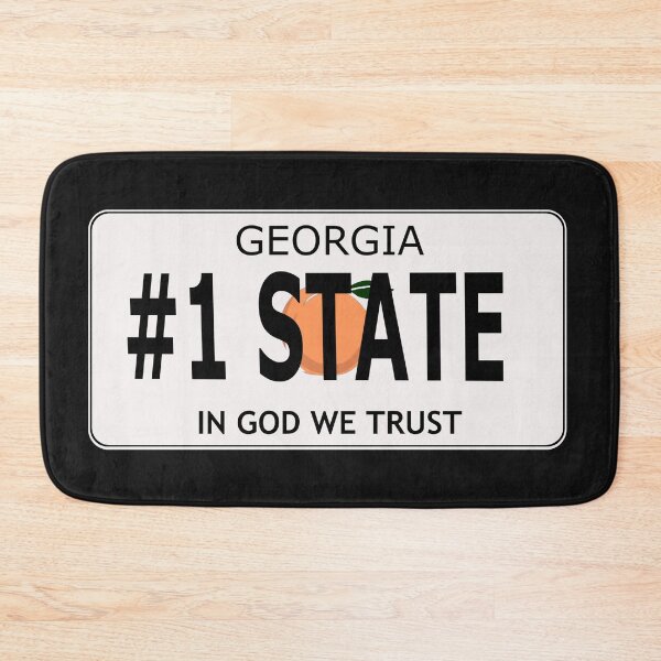 Item preview, Atlanta Georgia Peach License Plate | #1 State designed and sold by Quotes-I-Wear.
