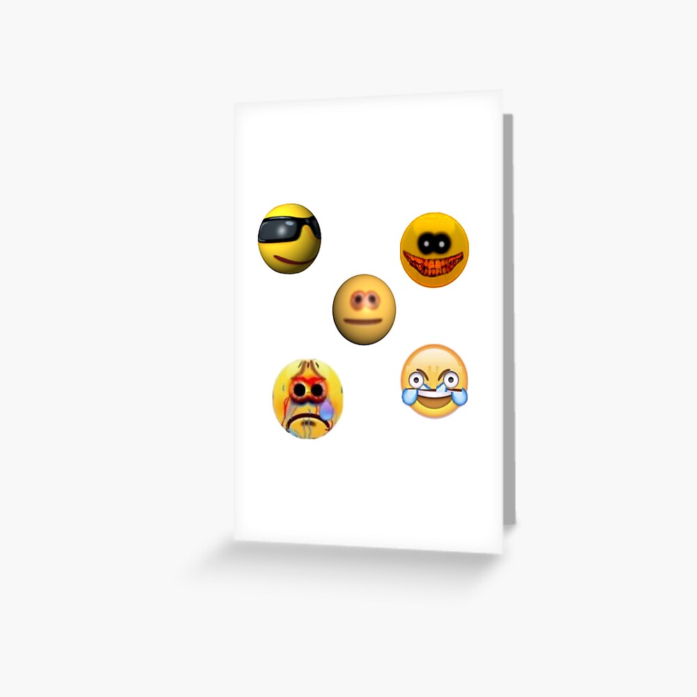 Cursed Emoji Pack Greeting Card for Sale by 45seals