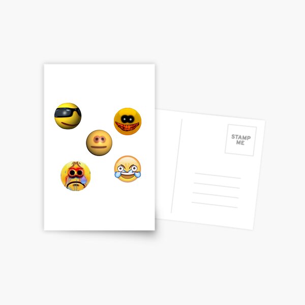 Cursed Emoji - Adorable Postcard for Sale by Luke Paris