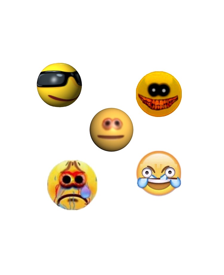 Sad cursed emoji Art Board Print for Sale by jenmish