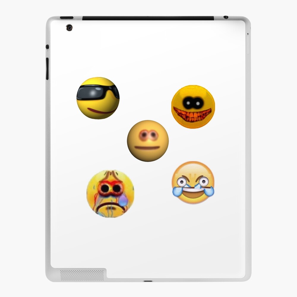 Sad cursed emoji | iPad Case & Skin