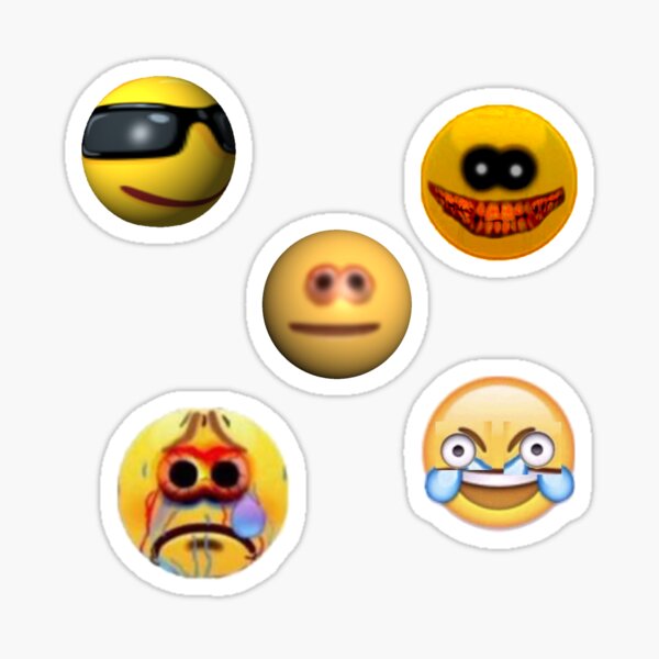 Cursed Emoji Sticker - Cursed Emoji Picsart,Cursed Emojis - free