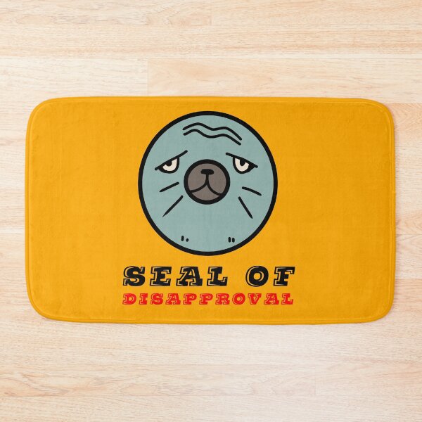 Item preview, Seal of Disapproval amazing grumpy seal funny design  designed and sold by thebaronart.