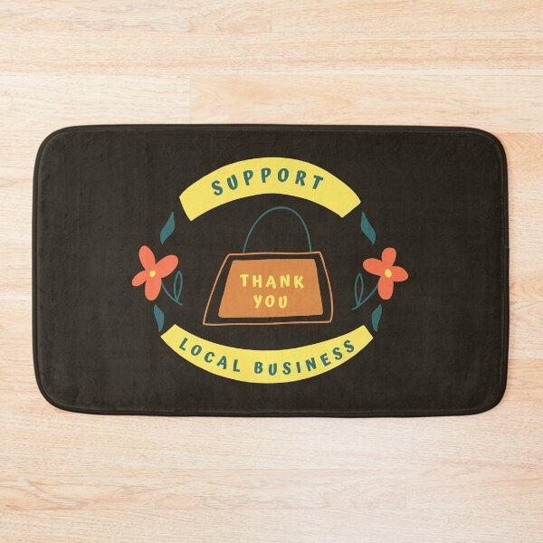 Item preview, Support Local Business Thank You Badge designed and sold by okpinsArtDesign.