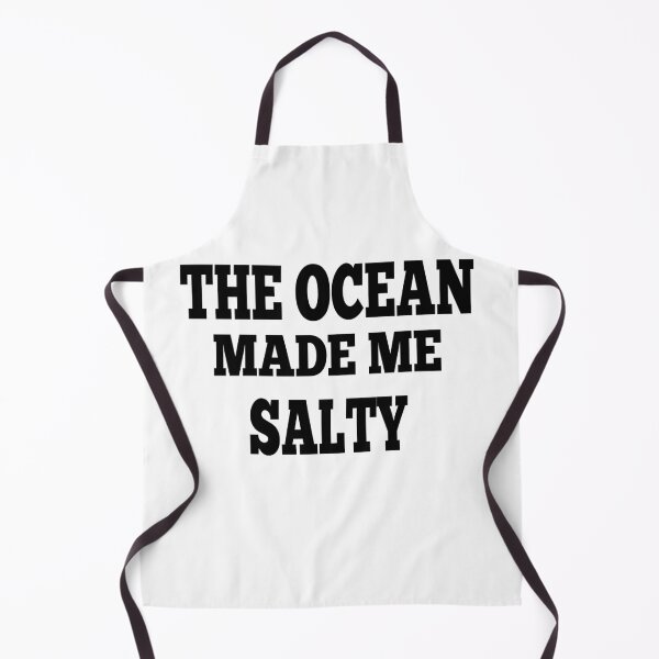 Item preview, The ocean made me salty Graphic Tee Women T-shirt Tumblr Clothing Hipster Shirts Screen Print Funny T Shirts for Teens Teenager Gift for her designed and sold by Noui Barka.
