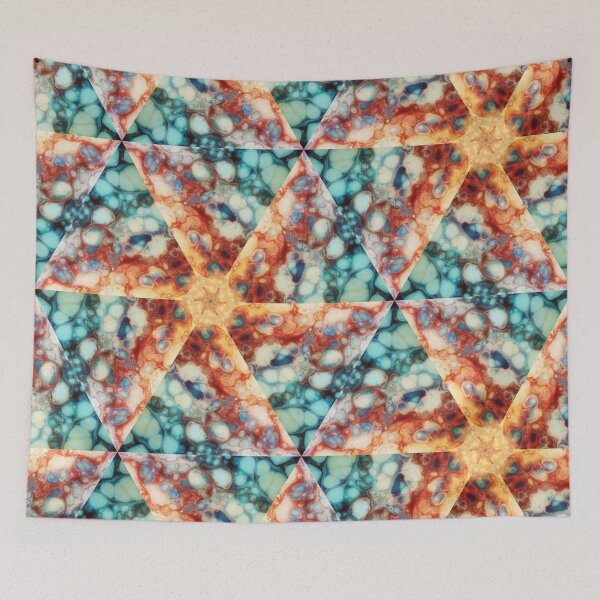 Artikelvorschau, Starfish Triangular Abstract fraktales Muster entworfen und verkauft von Digibee.