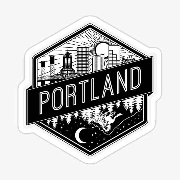 Portland Flipped Sticker
