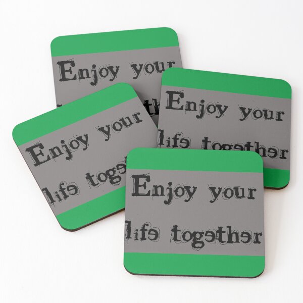 Item preview, enjoy your life together designed and sold by Mounir Ameur Ali.