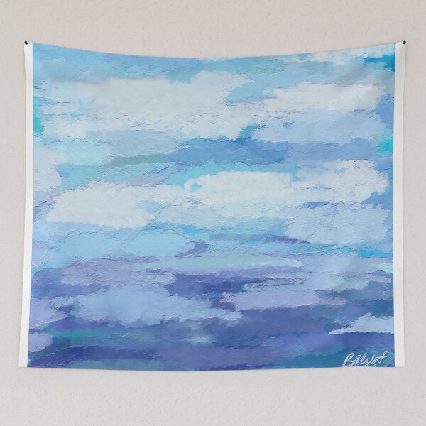 Item preview, Impasto Sky Abstract Impressionist Texture Fine Art Painting designed and sold by BonBonBunny.