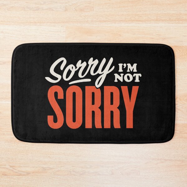 Item preview, Sorry I'm Not Sorry Vintage Retro Sarcastic Sign designed and sold by zawitees.