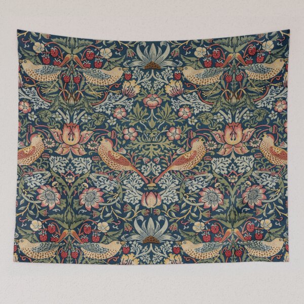 Item preview, Strawberry Thief (William Morris Textile) designed and sold by Ouijawedge.