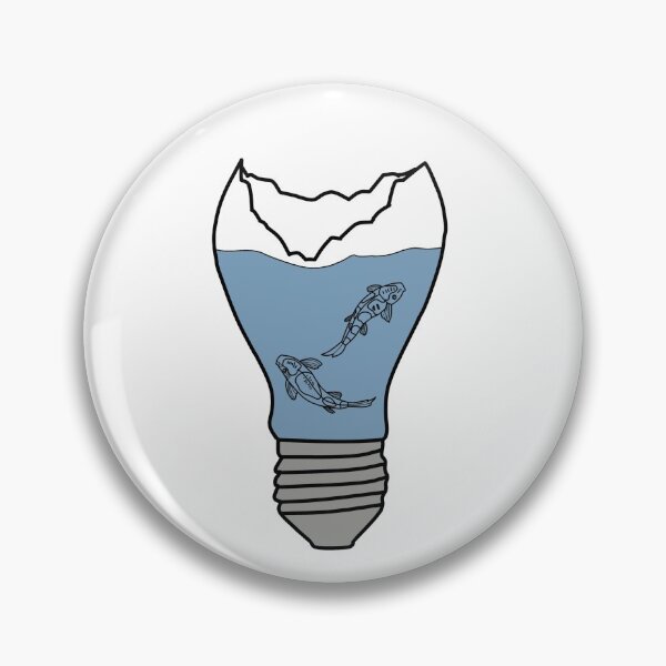 Item preview, Koi In A Lightbulb designed and sold by beckahbrooks.