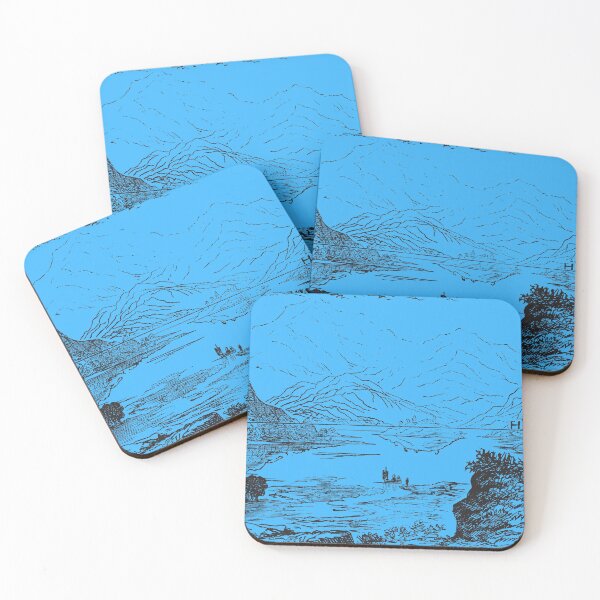 Item preview, Black and Blue Mountain Scenery designed and sold by MariesDesigns11.