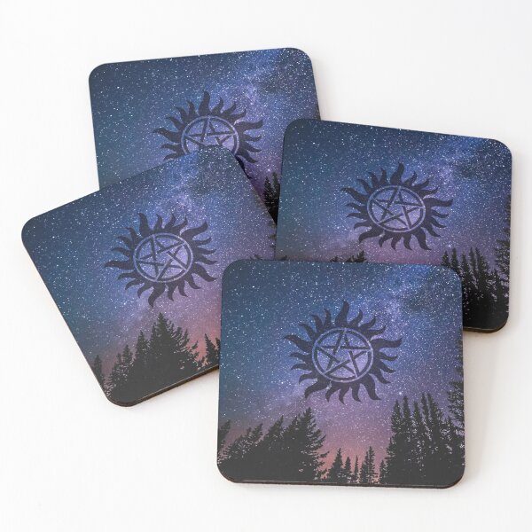 Item preview, anti possession - forest starry night sky designed and sold by lexicolor.