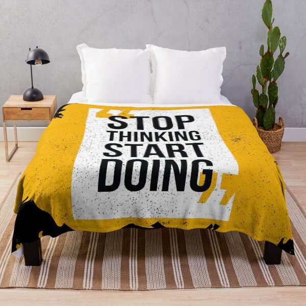 Item preview, Stop Thinking, start doing designed and sold by tridentfoundry.