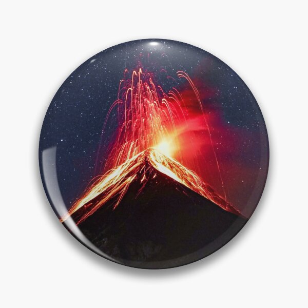 Item preview, Amazing huge Volcano Fuji explosion dark stars and colorful universe designed and sold by Usoubmaster.