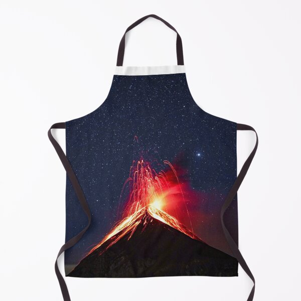 Item preview, Amazing huge Volcano Fuji explosion dark stars and colorful universe designed and sold by Usoubmaster.