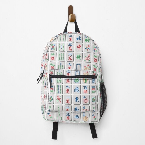 Item preview, Mahjong Tiles on White designed and sold by Aubergine Designs.