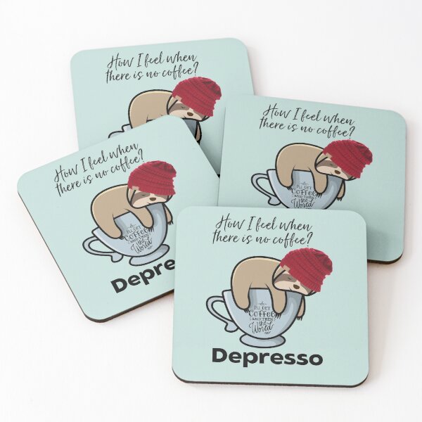 Item preview, Coffee Sloth designed and sold by Inspiretouplift.