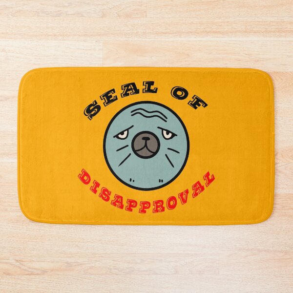 Item preview, Seal of Disapproval amazing grumpy seal cute funny and awesome gift design  designed and sold by thebaronart.