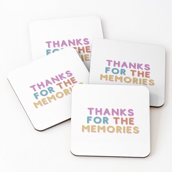 Item preview, thanks for the memories designed and sold by oneredwine.