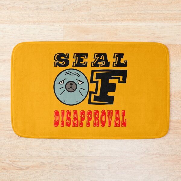 Item preview, Seal of Disapproval amazing grumpy seal cute funny and awesome gift design  designed and sold by thebaronart.