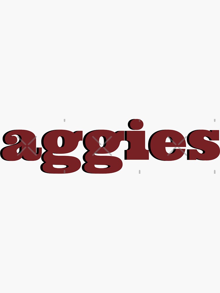 Aggies Gig Em Sticker for Sale by lelahzehr