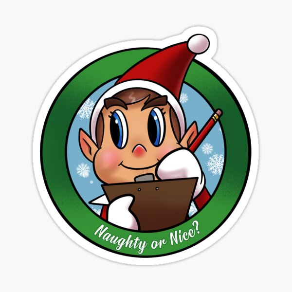 Naughty or Nice? Sticker
