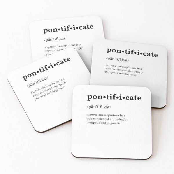 Item preview, pontificate designed and sold by PERsonalthreads.