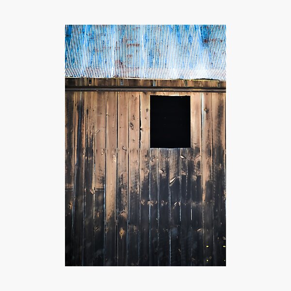Wisconsin barn window Photographic Print