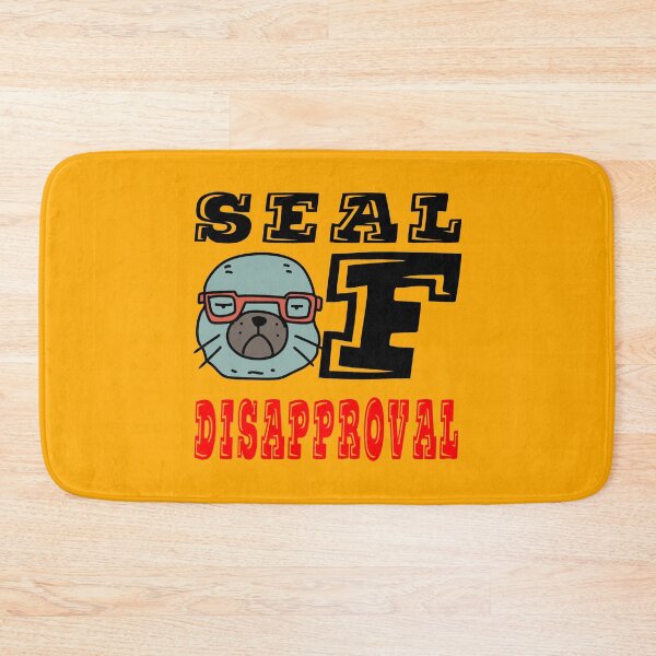 Item preview, Seal of Disapproval amazing grumpy smart seal  funny and awesome gift design  designed and sold by thebaronart.