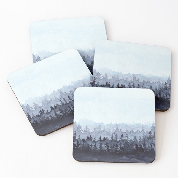 Aperçu de l'œuvre Impression de forêt aquarelle créée et vendue par ProductNo1.