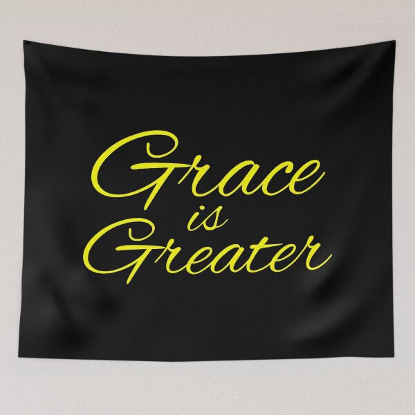 Item preview, Grace is Greater - Yellow designed and sold by universewitness.
