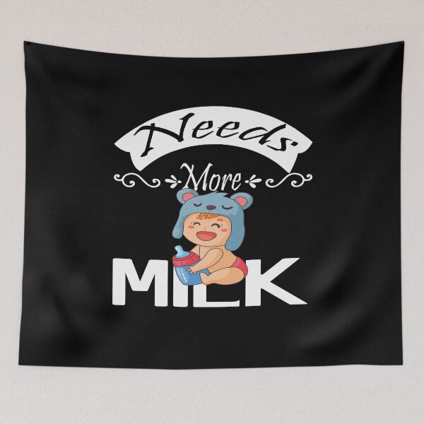 Item preview, Funny Milk | Needs More Milk designed and sold by Beautiful Designs.