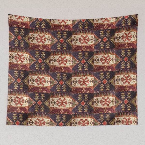 Item preview, Ethnic Traditional Folk Art Fabric Patchwork designed and sold by EdenLiving.