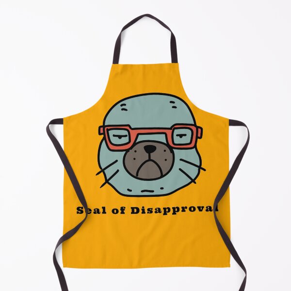 Item preview, Seal of Disapproval amazing grumpy smart seal funny design  designed and sold by thebaronart.