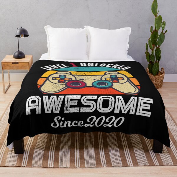Item preview, Level 1 Unlocked Birthday Awesome Since 2020 designed and sold by RandomStuffShop.