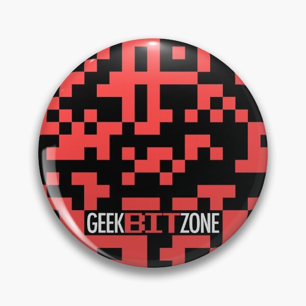 Aperçu de l'œuvre Code QR GeekBitZone créée et vendue par GeekBitZone.