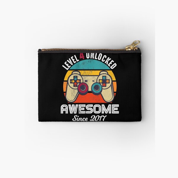 Item preview, Level 4 Unlocked Birthday Awesome Since 2017 designed and sold by RandomStuffShop.