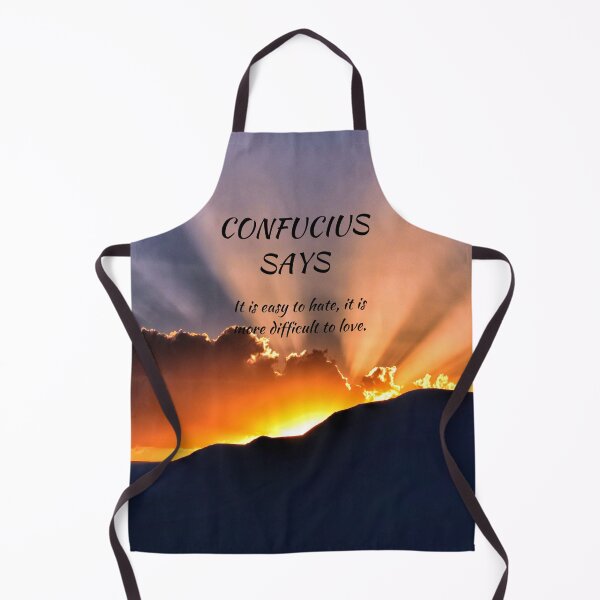 Item preview, Confucius Says Love and Hate designed and sold by starshiporion.