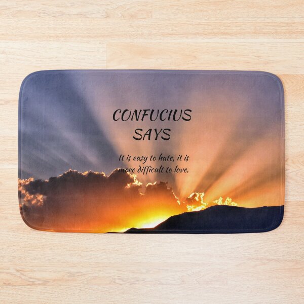 Item preview, Confucius Says Love and Hate designed and sold by starshiporion.